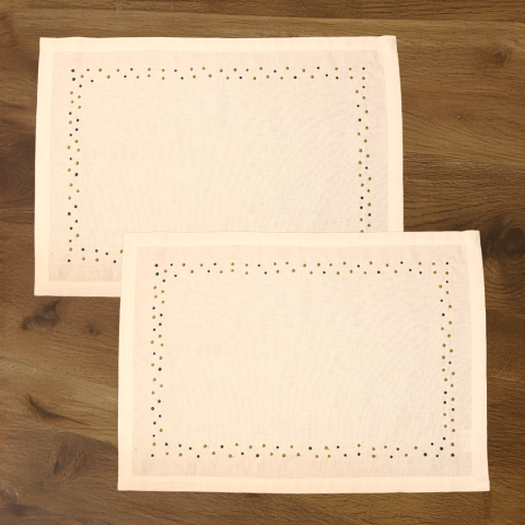 Spots Keten Amerikan Servisi Yeşil - 35x50*2