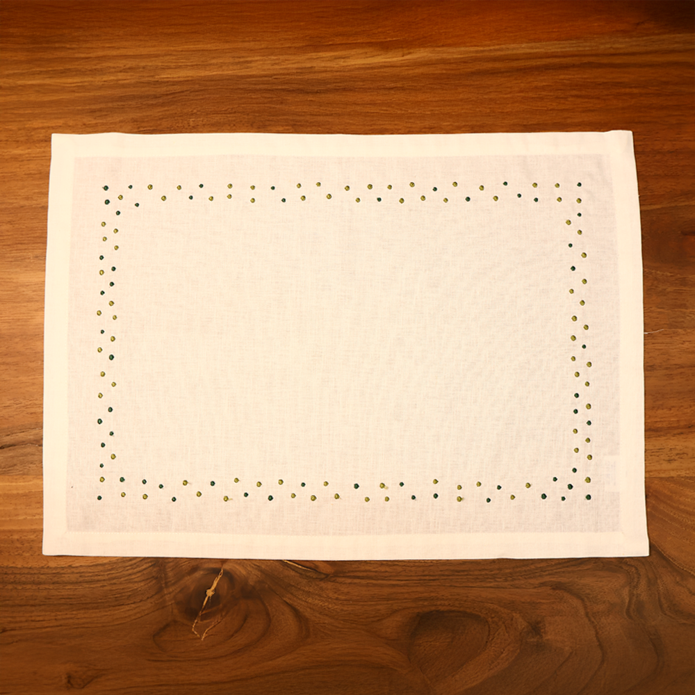 Spots Keten Amerikan Servisi Yeşil - 35x50*2