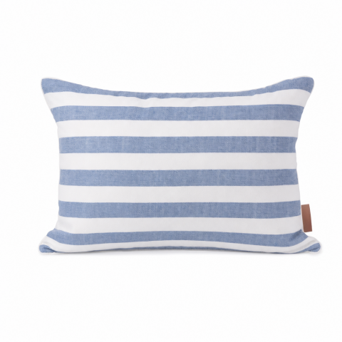 Linen Stripes Kırlent Lacivert - 30x50