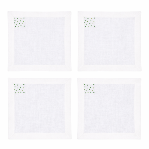 Spots Keten Peçete Kırmızı