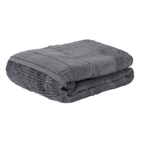 Stripes Air Flow Microcotton Havlu Antrasit - 50x90