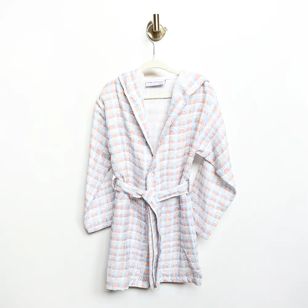 Rainbow Müslin Çocuk Bornoz