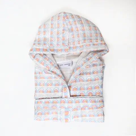Rainbow Müslin Çocuk Bornoz
