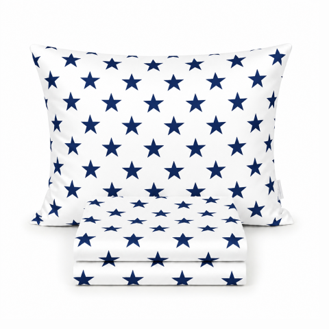Star Çift Kişilik Fitted + Yst Beyaz-Gümüş - 180x200 King Size