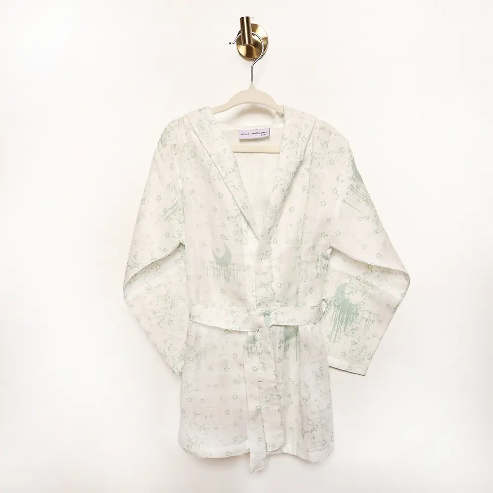 Moon Müslin Çocuk Bornoz