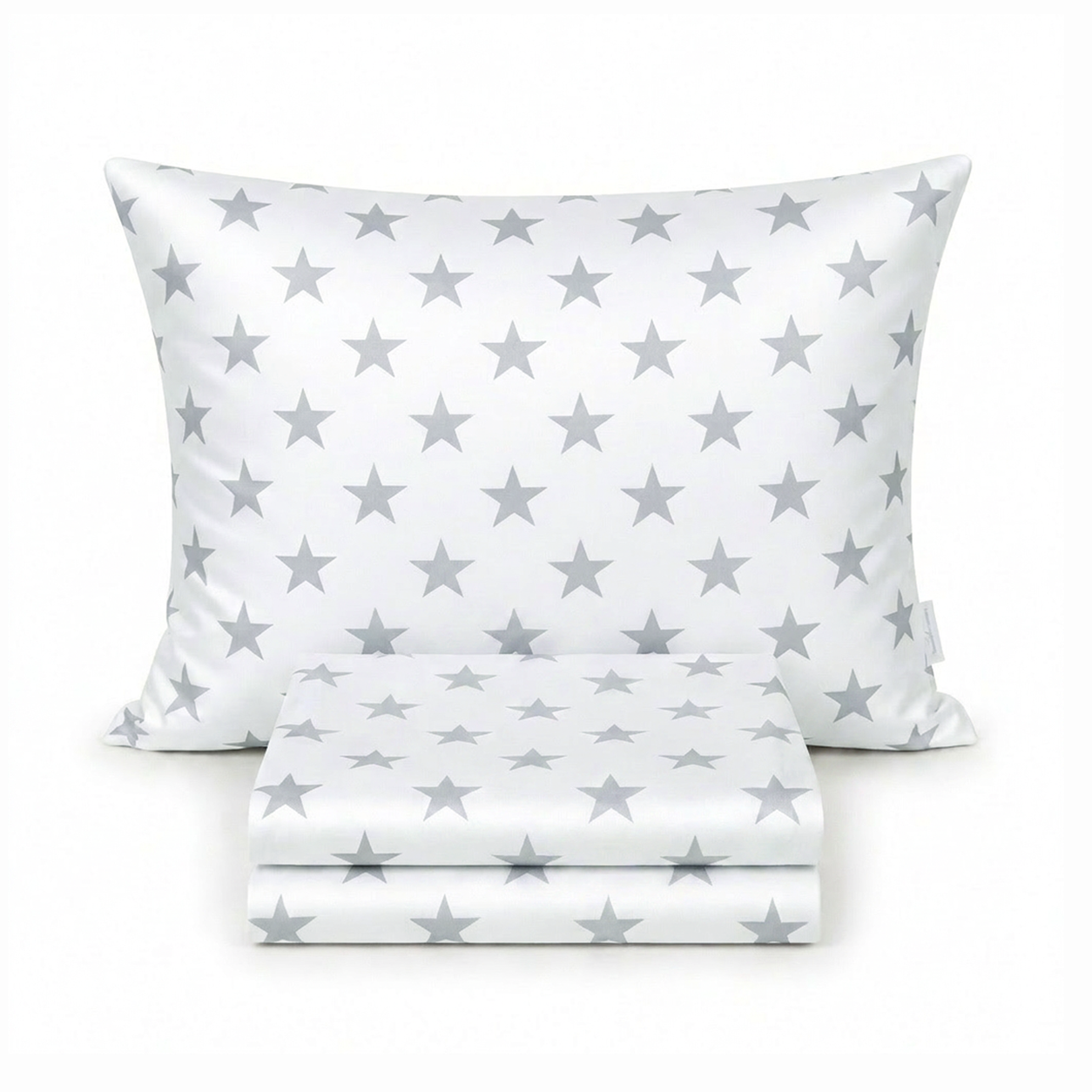 Star Çift Kişilik Fitted + Yst Beyaz-Gümüş - 180x200 King Size
