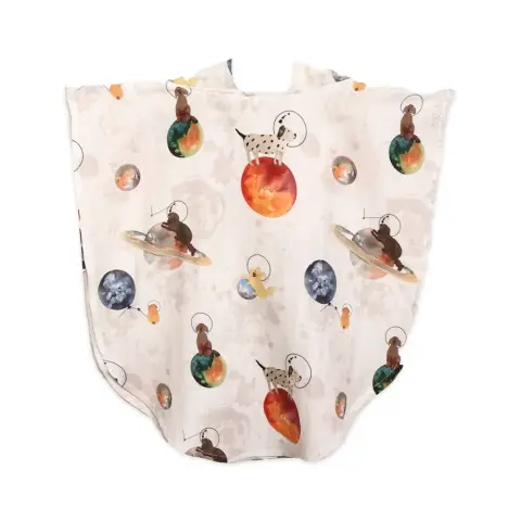 Galaxy Dog Muslin Çocuk Panco Beyaz - 1-3