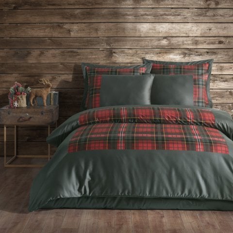 %100 Pamuk Saten New Morris Nevresim Takımı 80 Tel Premium Collection Yumuşak Dokunuş