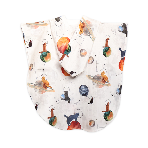 Galaxy Cat Muslin Çocuk Panco