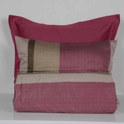 %100 Pamuk Saten Chevron  Nevresim Takımı Orjinal - Tek Kişilik - Fitted Çarşaf