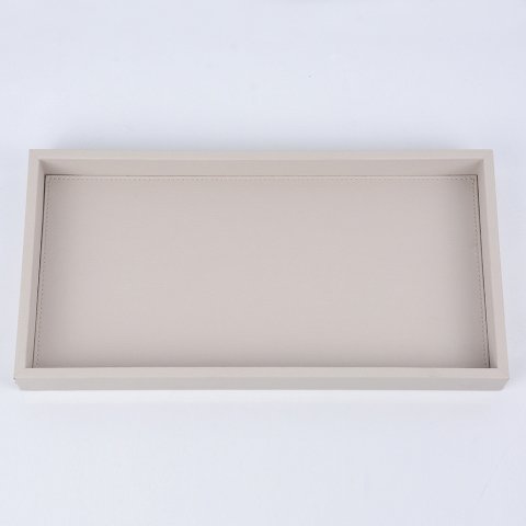 Colorblock Deri Tepsi Bordo - Orta