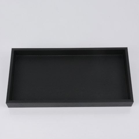 Colorblock Deri Tepsi Bordo - Orta