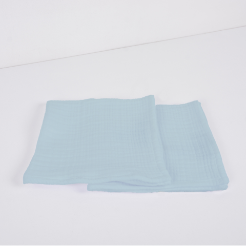 Mavi 35x35 cm Dekoratif Kırlent Kılıfı 2'li Set Ev Tekstili