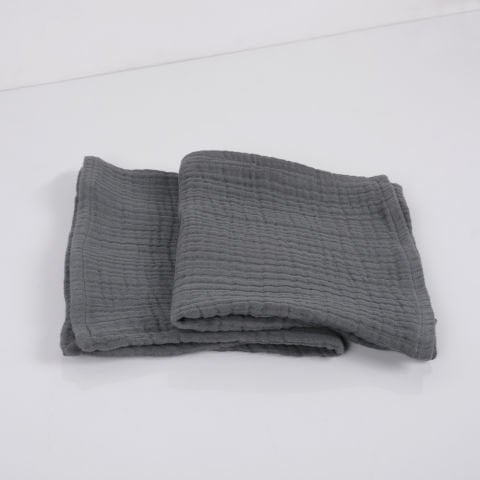 Çok Amaçlı Müslin Örtü Gri - 35x35*2