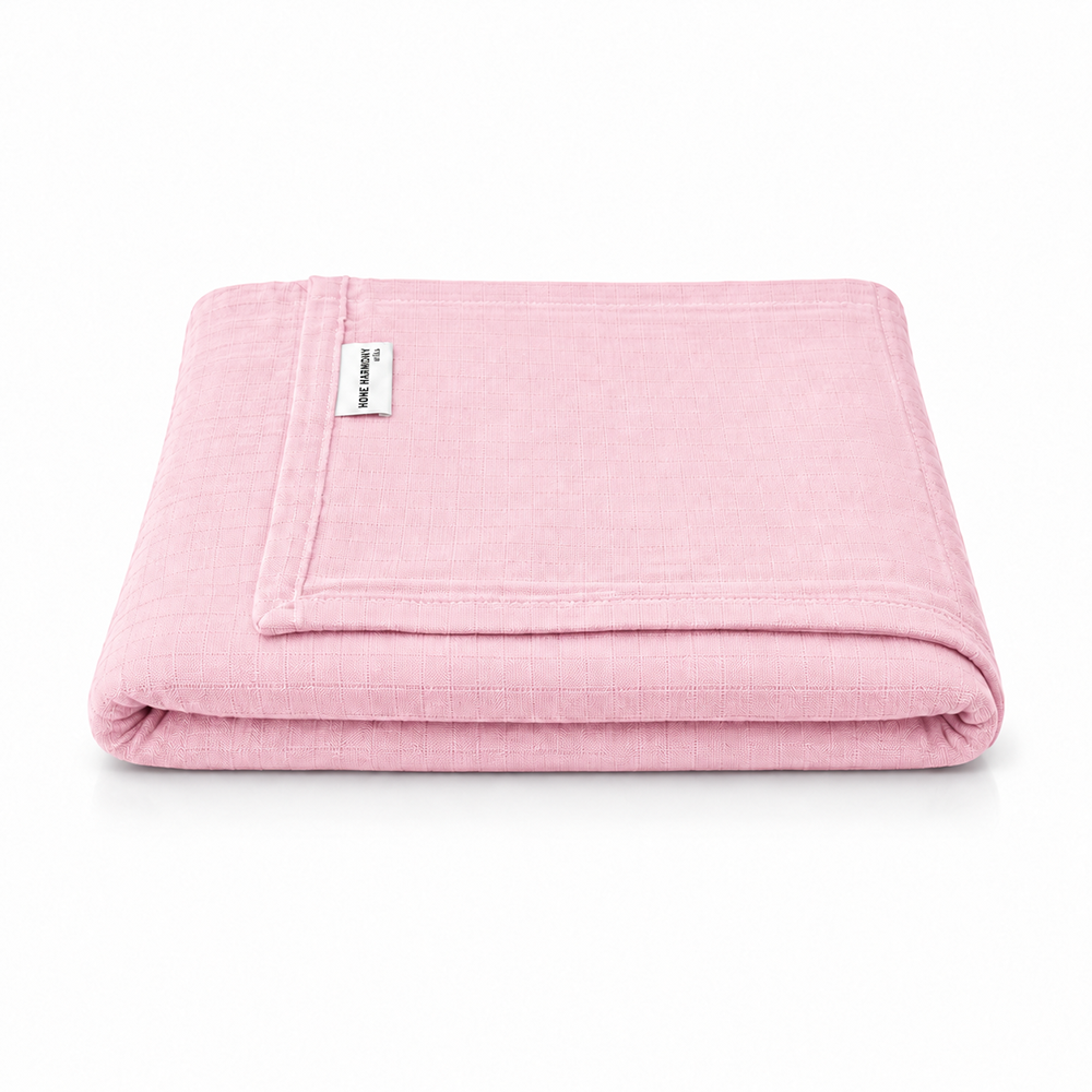Çok Amaçlı Müslin Örtü Pembe - 100x100