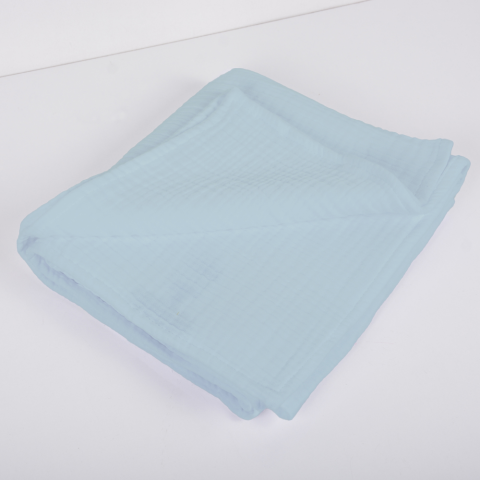 Çok Amaçlı Müslin Örtü Mavi - 100x100