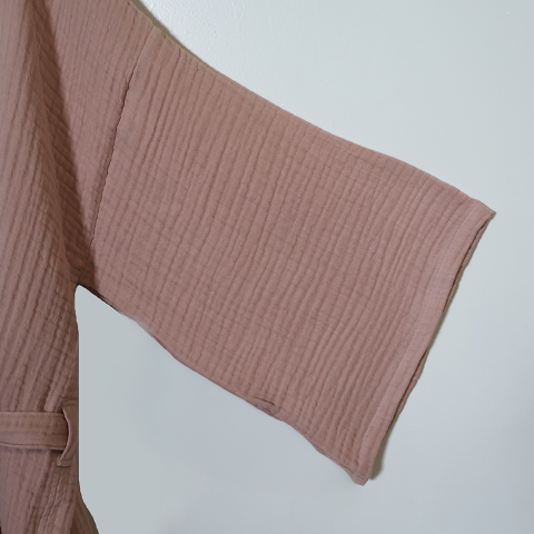 Kimono Müslin Bornoz Pembe
