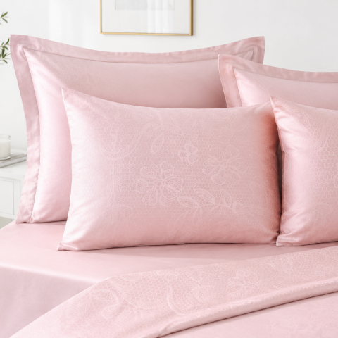 Honey Comb Jakarlı Nevresim Takımı King Size - Fitted Çarşaf