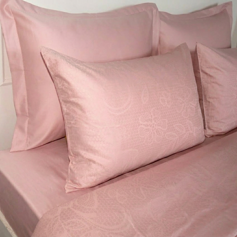 Honey Comb Jakarlı Nevresim Takımı King Size - Fitted Çarşaf