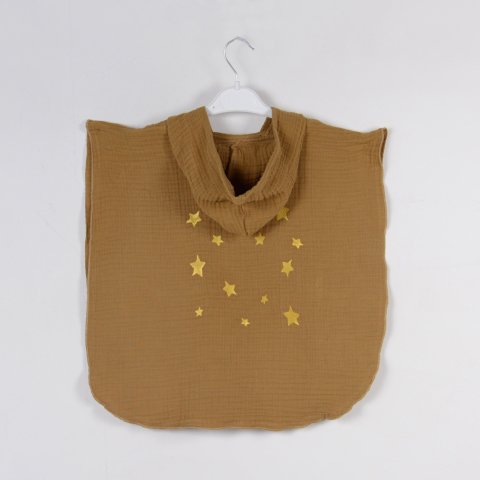 Çocuk Panço Sırt Nakışlı 3-5 - Haki