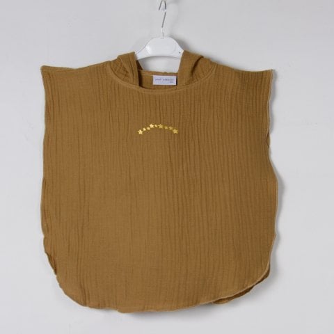 Çocuk Panço Göğüs Nakışlı 3-5 - Haki