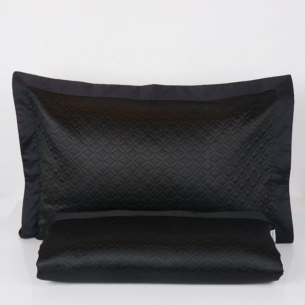 Ambra Yatak Örtüsü Siyah