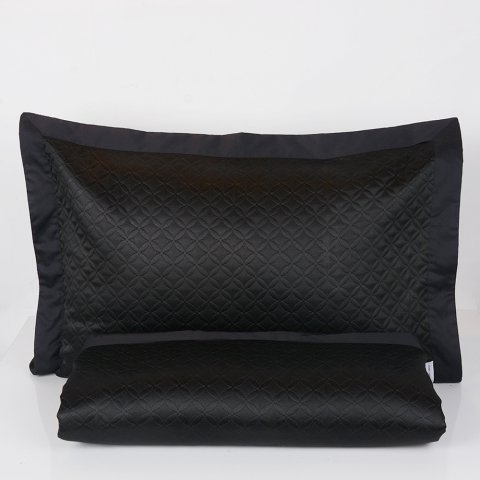 Ambra Yatak Örtüsü Siyah