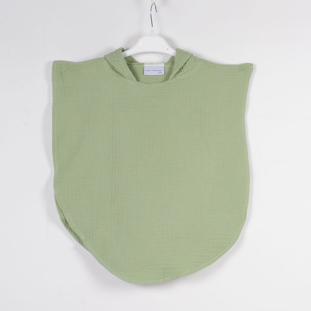 Çocuk Panço Sırt Nakışlı Fıstık - 3-5