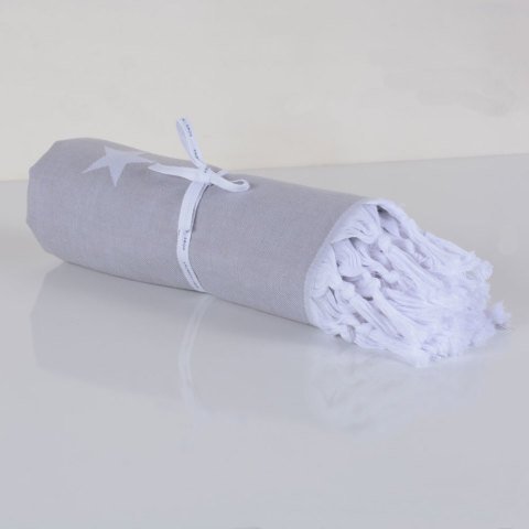 Yıldız desenli peştemal havlu pamuklu plaj ve hamam kullanımına uygun