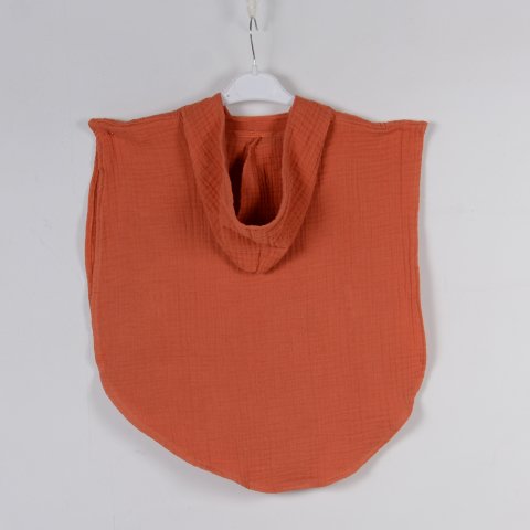 Çocuk Panço Göğüs Nakışlı Oranj - 3-5