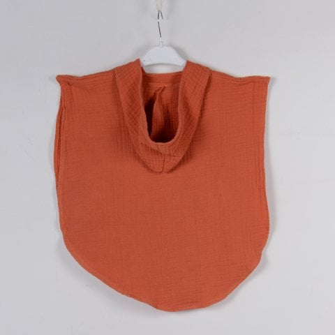 Çocuk Panço Göğüs Nakışlı Oranj - 3-5