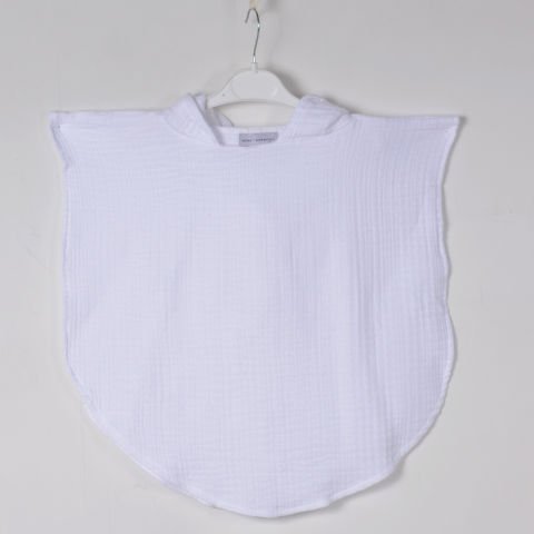 Çocuk Panço Sırt Nakışlı Beyaz - 1-3