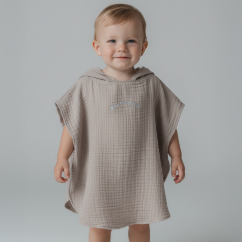 Çocuk Panço Göğüs Nakışlı Taş - 1-3