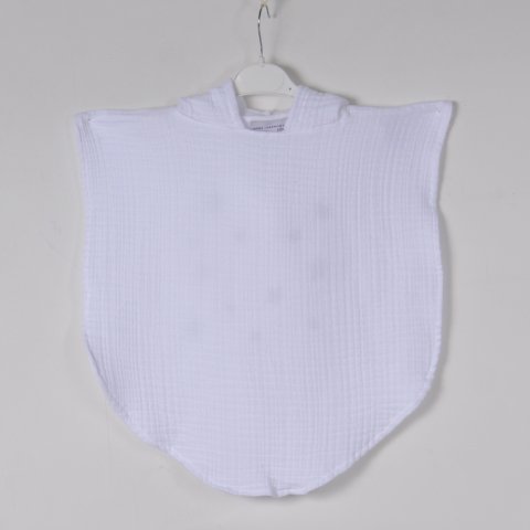 Çocuk Panço Göğüs Nakışlı Beyaz - 1-3