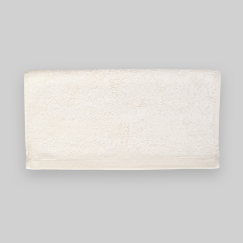 Kişiye Özel Nakışlı Kapüşonlu Bornoz S-M - Ekru