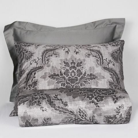 %100 Pamuk Saten Novia  Nevresim Takımı Mavi - Tek Kişilik - Düz Çarşaf