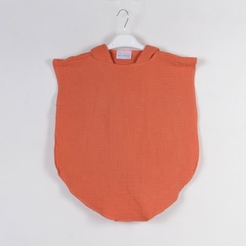 Çocuk Panço Sırt Nakışlı Oranj - 1-3