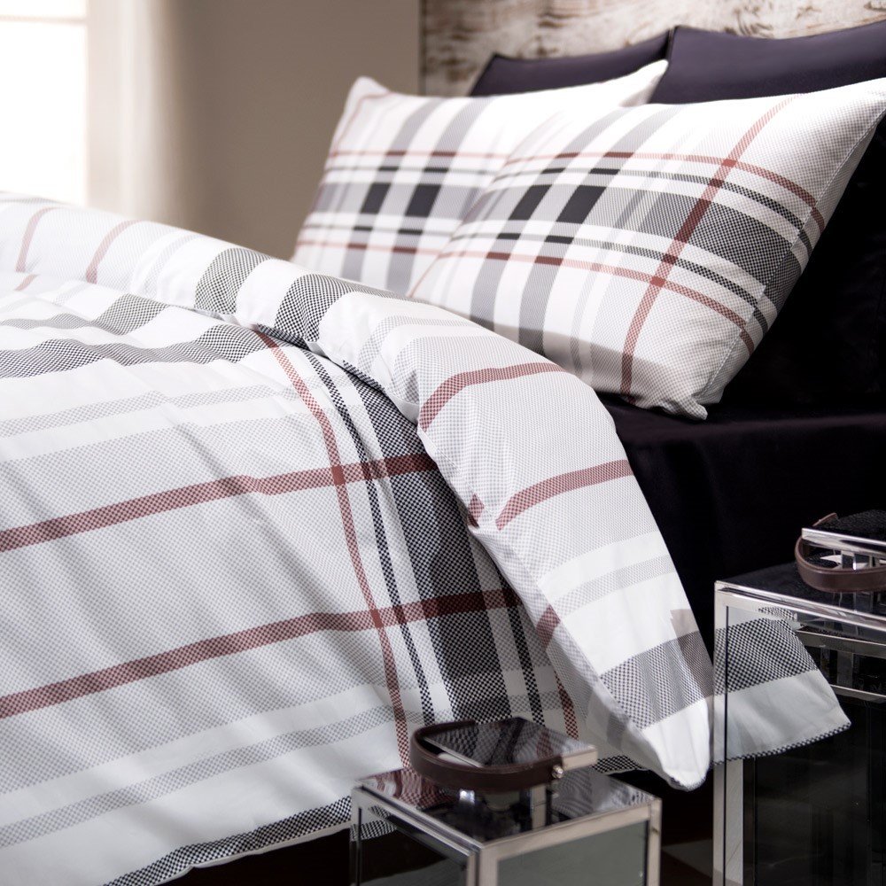 %100 Pamuk Saten Johnny  Nevresim Takımı Siyah - Tek Kişilik - Düz Çarşaf