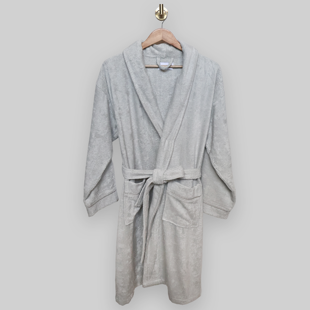 Biyeli Bornoz L-XL - Gri