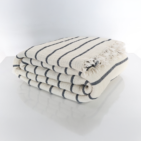 Jakarlı Dolgulu Müslin Yatak Örtüsü Seti