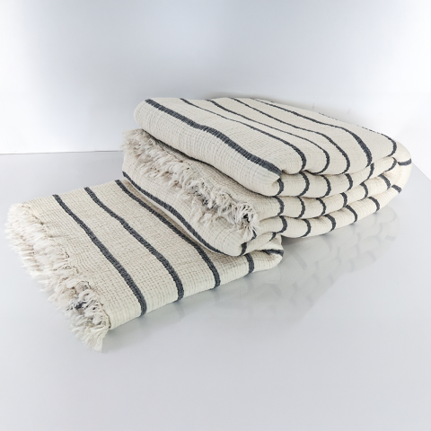 Jakarlı Dolgulu Müslin Yatak Örtüsü Seti