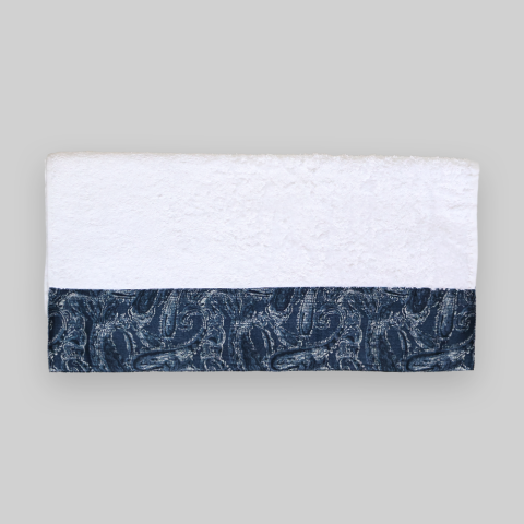 Cecile Bornoz ve Baş Havlusu L-XL - Mavi