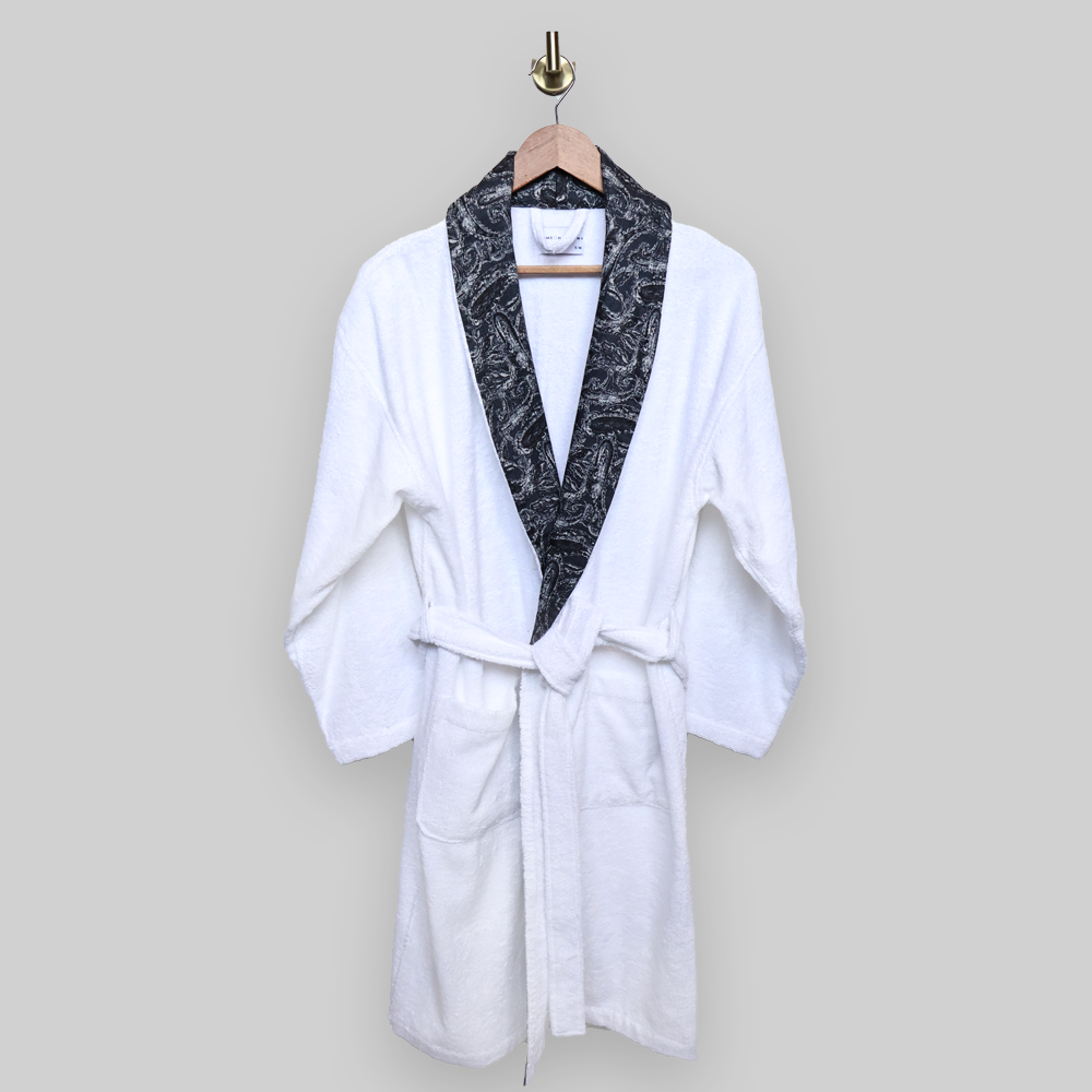 Cecile Bornoz ve Baş Havlusu L-XL - Gri