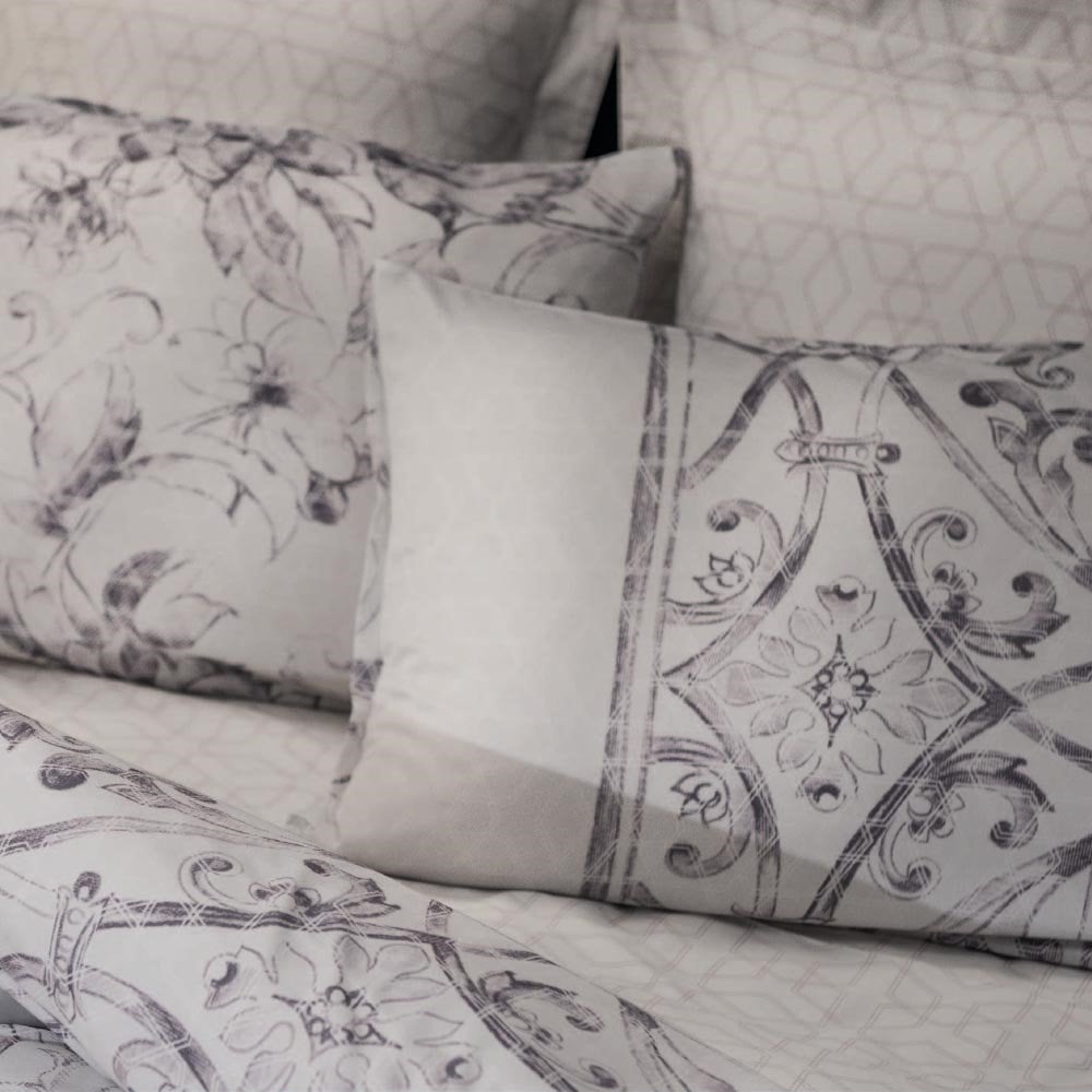 %100 Pamuk Saten Jean  Nevresim Takımı Lila - Tek Kişilik - Fitted Çarşaf