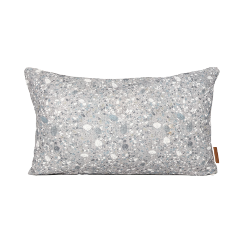 Terozzo Biyeli Kırlent Mavi - 50x50