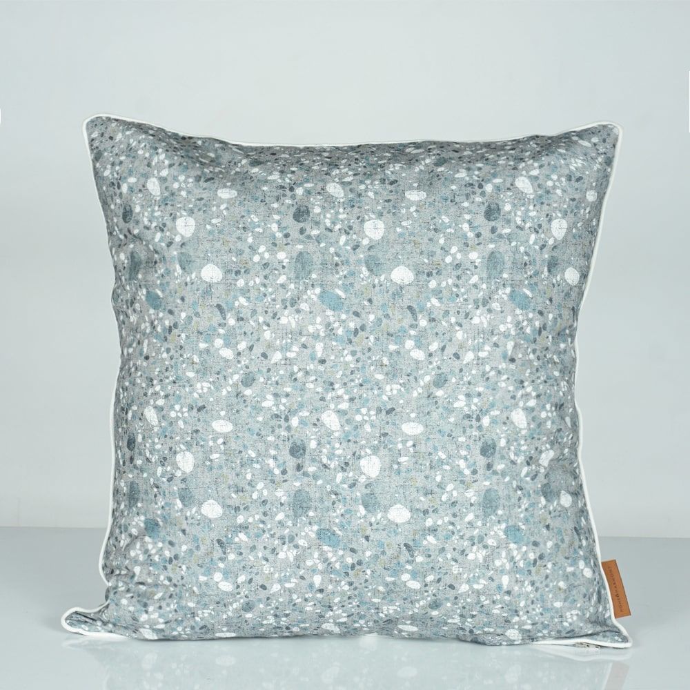 Terozzo Biyeli Kırlent Gri - 50x50