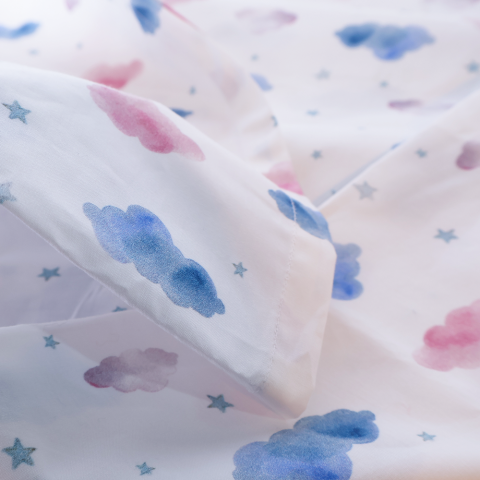 Cloud Bebek Mix And Match Nevresim Takımı Renkli Desenli Bebek Odası Nevresimi