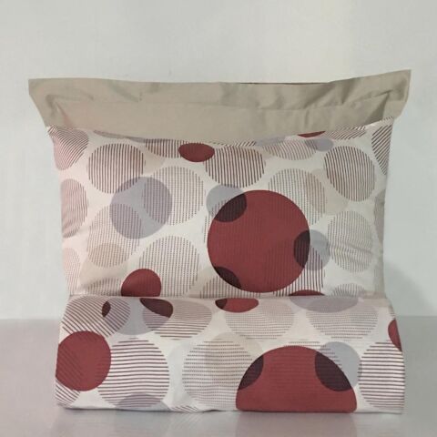 %100 Pamuk Saten Max  Nevresim Takımı Kırmızı - Çift Kişilik - Fitted Çarşaf