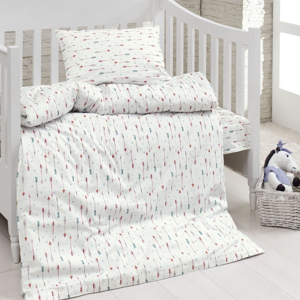Arrow Bebek Mix And Match Nevresim Takımı Renkli Desenli Bebek Yatak Tekstili