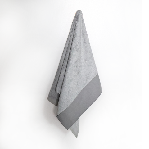 Keten Baş Havlusu Gri